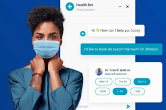 ai clinic receptionist chatbot website CRM integration workflow and automations
