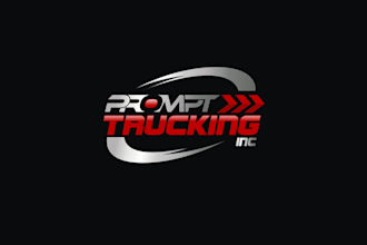 create custom long haul trucking company logo