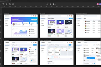 create modern website UI UX design in figma or xd