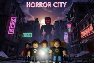 build roblox horror survival or story game with scripting, maps, and atmosphere