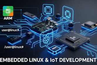 develop customize embedded linux solutions for iot, arm, raspberry pi project