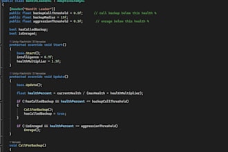 create unity gameplay scripts for your game