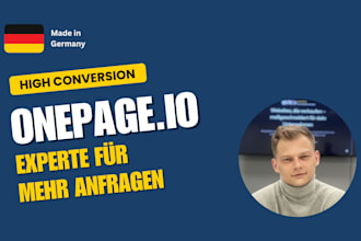 build a high converting onepage io landing page