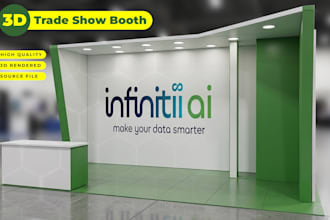 design modern trade show booth and exhibition stall