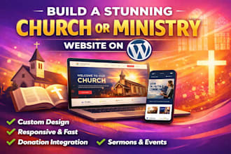build a stunning church or ministry website on wordpress