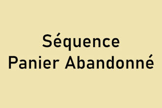 make a personalized abandonned shopcart email sequence