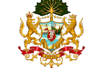 design a custom family crest and coat of arms logo