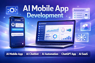 ai mobile app development chatbot ai automation  ios android business app