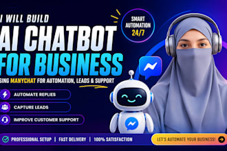 create ai chatbot for facebook messenger to automate replies and generate leads