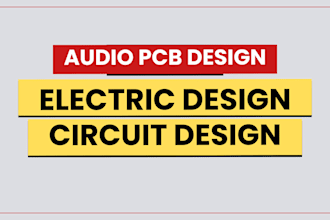 design any electrical circuit and simulation projects, lab tasks