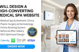 build a stunning medical spa, plastic surgery, or dermatology website