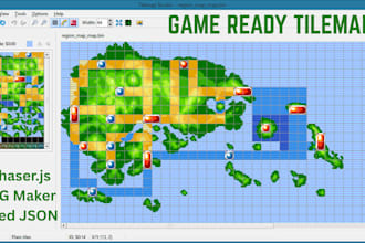 create 2d tiled maps and tilesets for phaser, rpg maker and pokémon fan games