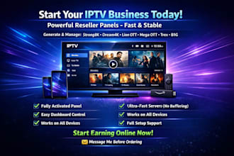 generate reseller panel, strong8k, dream4k, lion ott, mega ott, trex, b1g
