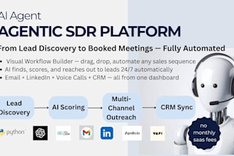 build an ai sales agent platform to automate lead generation
