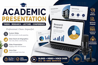 design research proposal, thesis defense, conference, lecture presentation