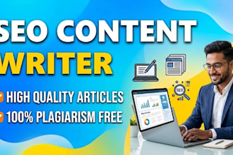write sco content writer or blog writing and article writing