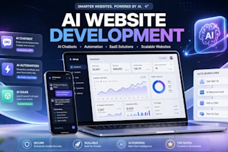 ai website development build smart ai powered web apps and saas solutions