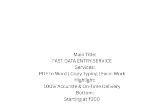 do good work on time