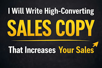 write high conversing copy that boosts your sales