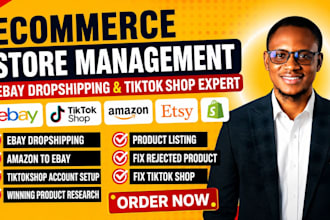 setup and manage tiktok shop ebay drophipping fix tiktok shop amazon to ebay