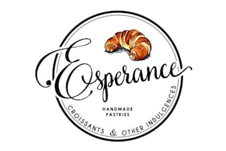 make high quality logo for croissant and other pastry bakery