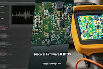 develop medical device embedded firmware and rtos systems