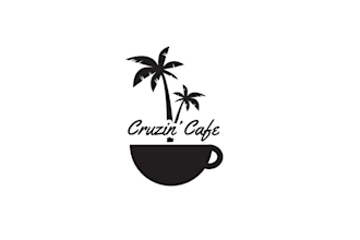 design crushing cafe hawaiian shine logo