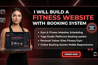 build a gym, yoga studio, or personal trainer website with scheduling system