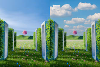 provide professional sky replacement and outdoor photo enhancement