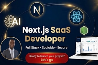 create saas software with next js and react
