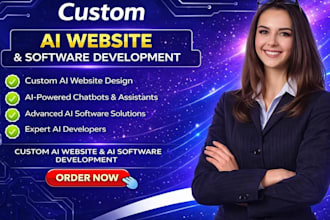 build ai website,ai moblie app,full stack website development,ai web application