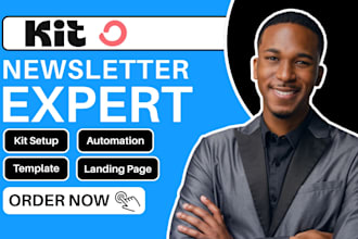 setup convertkit newsletter design kit email sequence kit landing page expert