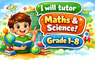 tutor kids grade 1 to 8 with fun learning