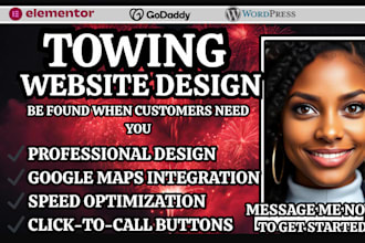 design a towing website that generates emergency calls and local leads