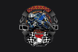 design high quality helmet logo with unlimited revision