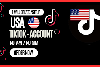 create USA tiktok account tiktok USA account and manage US tiktok account