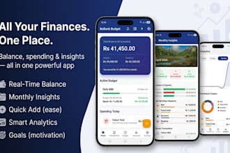develop a finance app budget planner and expense tracker using flutter
