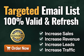 niche targeted email list find email address prospect list building