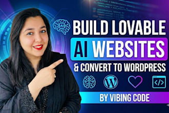 build lovable ai website and convert to wordpress