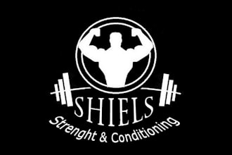 design fitness gym strength conditioning logo