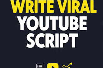 write engaging youtube script