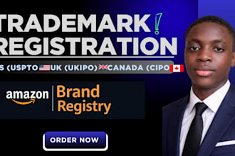 do trademark registration, search and filing in US, UK, canada