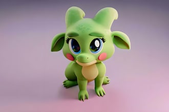 create high quality 3d character renders for your project