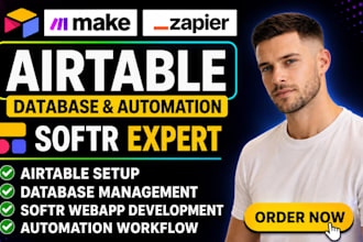 build airtable database, airtable automation, airtable crm, airtable expert