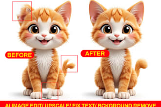 fix, edit, enhance and upscale your images professionally