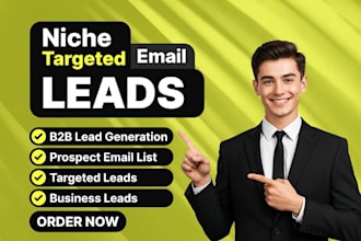 create niche targeted email list for email marketing business leads