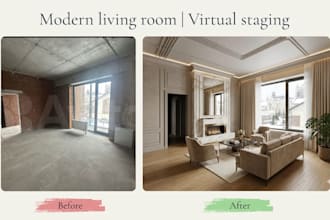 do photorealistic virtual staging for empty properties