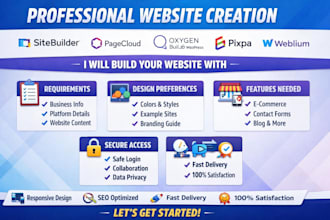 create sitebuildercom pagecloud oxyge builder pixpa brizy format weblium website