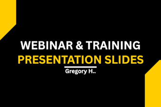 design engaging webinar and training presentation slides