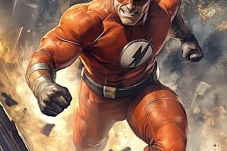 do a superhero comic
